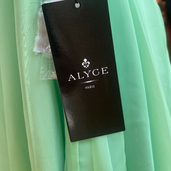 AlyceParis Mint Green Party dress size 12 - Picture 8 of 16